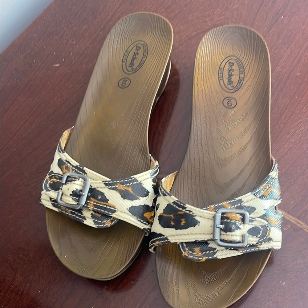 Dr. Scholl's Women's Leopard Print Sandals